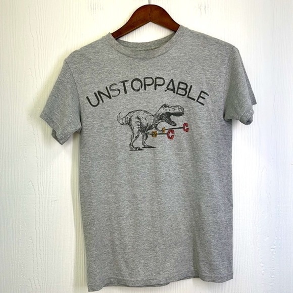 Ink - Unstoppable TREX With Arm Reach Hands Graphic Short Sleeve T Shirt Small - Picture 6 of 8